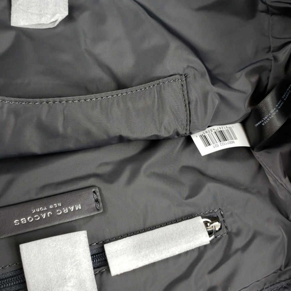 Marc Jacobs Quilted Nylon Tote Dark Grey - Picture 6 of 8